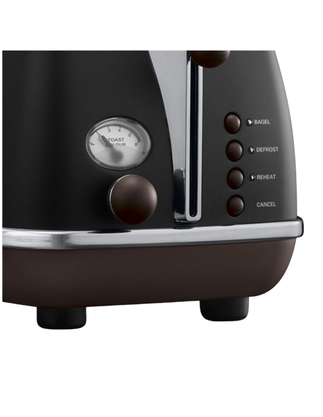 Toaster DeLonghi CTOV 2103 BK, Negru