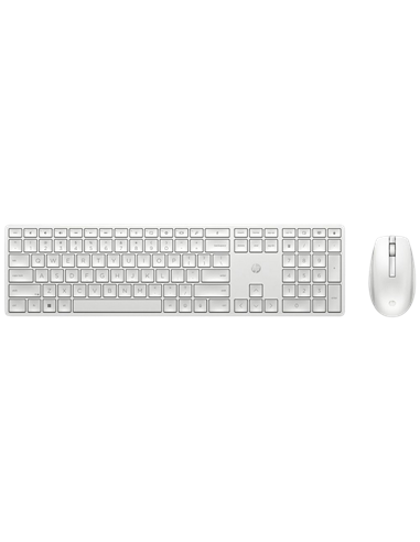 Set Tastatură + Mouse HP 650, Fără fir, Alb