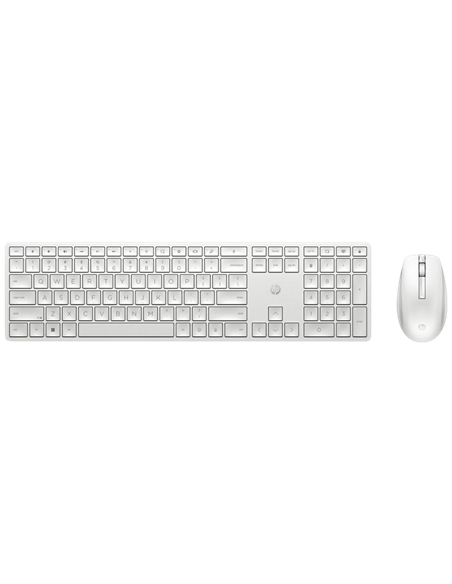 Set Tastatură + Mouse HP 650, Fără fir, Alb
