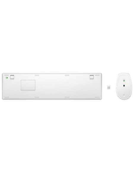 Set Tastatură + Mouse HP 650, Fără fir, Alb