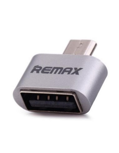 Adaptor USB Remax RA-OTG, Micro-USB/USB Type-A (F), Argintiu