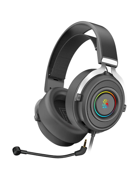 Căști gaming Bloody G535, USB, Negru | Argintiu