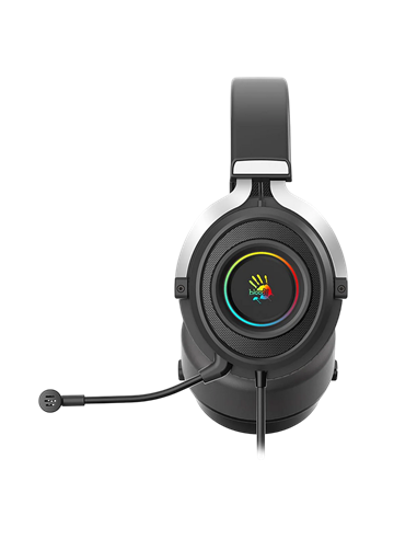 Căști gaming Bloody G535, USB, Negru | Argintiu