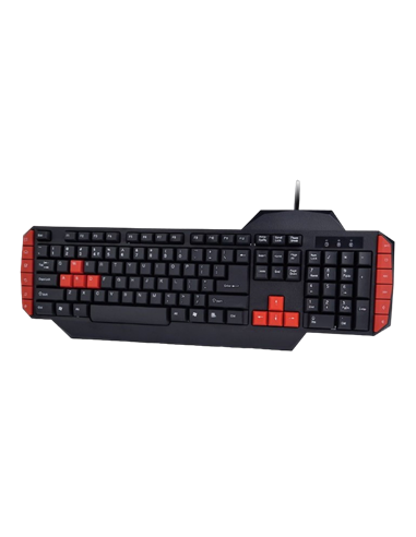Set Tastatură + Mouse + Mouse Pad + Căști Gembird GGS-UMG4-02, Cu fir, Negru/Rosu