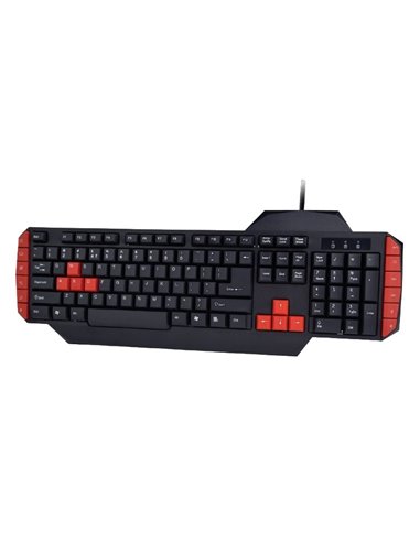 Set Tastatură + Mouse + Mouse Pad + Căști Gembird GGS-UMG4-02, Cu fir, Negru/Rosu