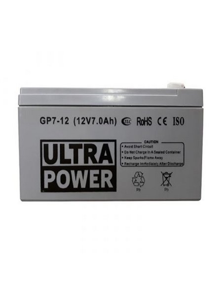 Аккумулятор для резервного питания Ultra Power GP7-12, 12В, 7А*ч