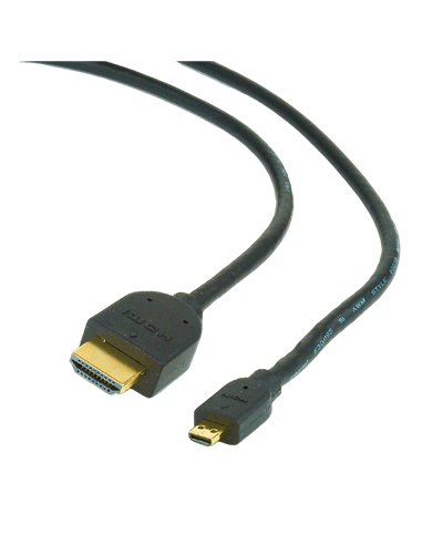 Видеокабель Cablexpert CC-HDMID-6, HDMI (M) - micro-HDMI (M), 1.8 м, Чёрный