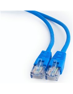 Patch cord Cablexpert PP12-0.25M/B, CAT5e UTP, 0,25m, Albastru 2