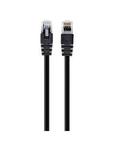 Патч-корд Cablexpert PP12-0.25M/BK, CAT5e UTP, 0,25м, Чёрный