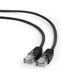Patch cord Cablexpert PP12-0.25M/BK, CAT5e UTP, 0,25m, Negru 2