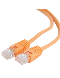Patch cord Cablexpert PP12-0.25M/O, CAT5e UTP, 0,25m, Portocaliu 2