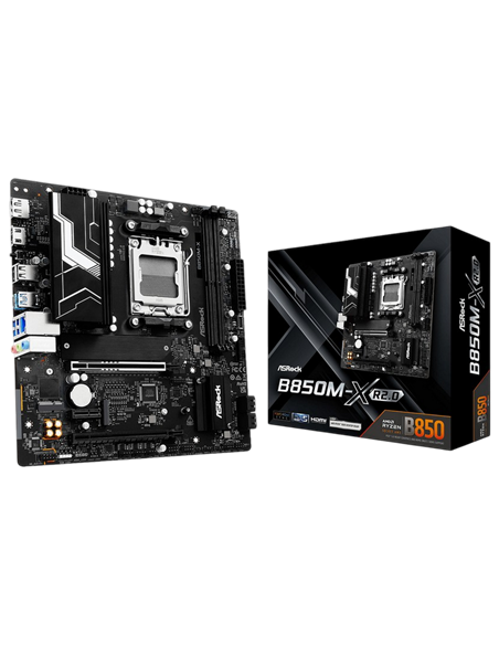 Материнская плата ASRock B850M-X R2.0, AM5, AMD B850, Micro-ATX