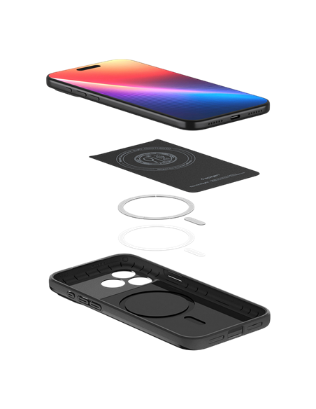 Чехол Spigen Thin Fit Mag Magsafe для Apple iPhone 17 Pro, Чёрный