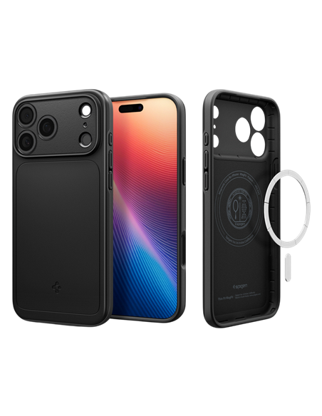 Чехол Spigen Thin Fit Mag Magsafe для Apple iPhone 17 Pro, Чёрный
