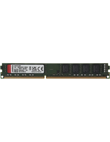 Оперативная память Kingston ValueRAM, DDR3 SDRAM, 1600 МГц, 8 ГБ, KVR16LN11/8WP