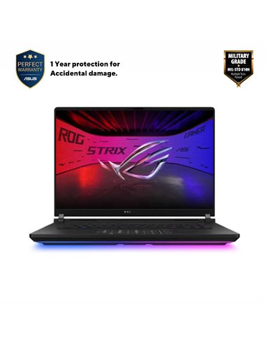 Игровой ноутбук 16" ASUS ROG Strix SCAR 16 G635LW, Off Black, Intel Core Ultra 9 275HX, 32Гб/2048Гб, Без ОС