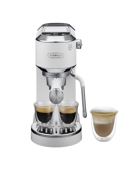 Cafetiera manuala DeLonghi EC890WI, 1450W, Alb