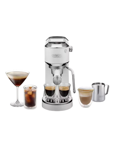 Cafetiera manuala DeLonghi EC890WI, 1450W, Alb