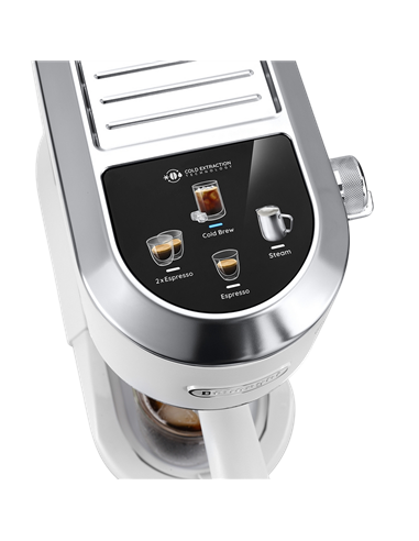 Cafetiera manuala DeLonghi EC890WI, 1450W, Alb