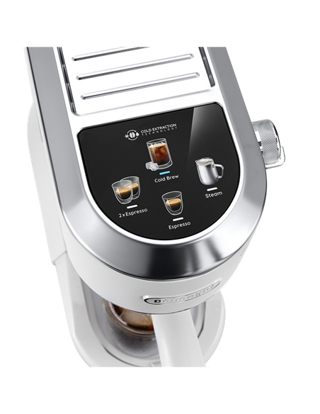 Кофеварка рожковая DeLonghi EC890WI, 1450Вт, Белый