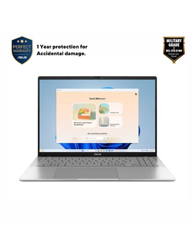 Ноутбук 16" ASUS Vivobook S 16 S3607VA, Cool Silver, Intel Core i5-13420H, 16Гб/1024Гб, Без ОС