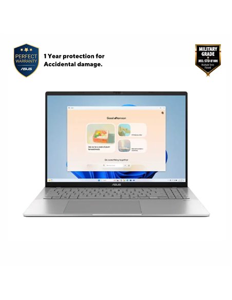 Ноутбук 16" ASUS Vivobook S 16 S3607VA, Cool Silver, Intel Core i5-13420H, 16Гб/1024Гб, Без ОС