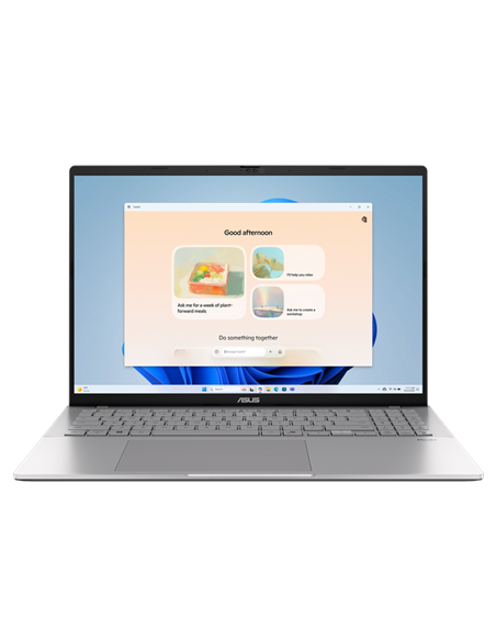 Laptop 16" ASUS Vivobook S 16 S3607VA, Cool Silver, Intel Core i5-13420H, 16GB/1024GB, Fără SO