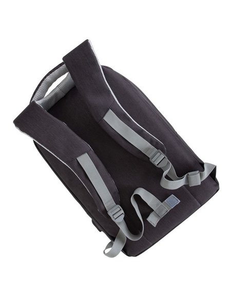 Rucsac pentru Laptop RivaCase Prater, 15.6", Poliester, Negru