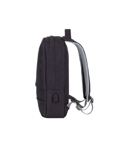 Rucsac pentru Laptop RivaCase Prater, 15.6", Poliester, Negru