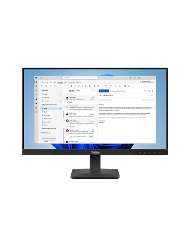 23,8" Монитор Lenovo ThinkVision S24-4e, IPS 1920x1080 FHD, Чёрный