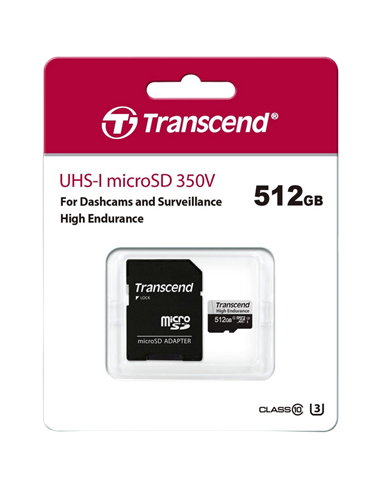 Card de Memorie Transcend microSDXC 350V, 512GB (TS512GUSD350V)
