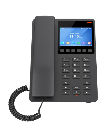 Telefon IP Grandstream GHP631W, Negru
