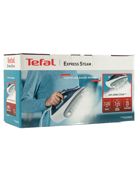 Утюг Tefal FV2837E0, 2400Вт, Темно-синий