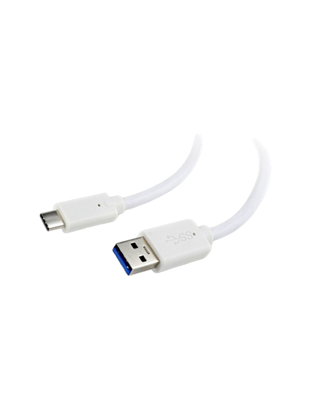 Кабель для зарядки и синхронизации Cablexpert CCP-USB3-AMCM-W-0.5M, USB Type-A/USB Type-C, 0,5м, Белый