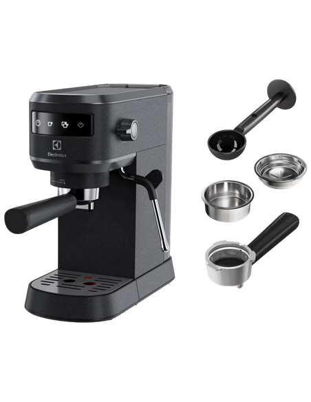 Cafetiera manuala Electrolux E6EC1-6BST, 1450W, Negru
