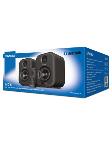 Sistem audio 2.0 CH SVEN MC-5, Gri