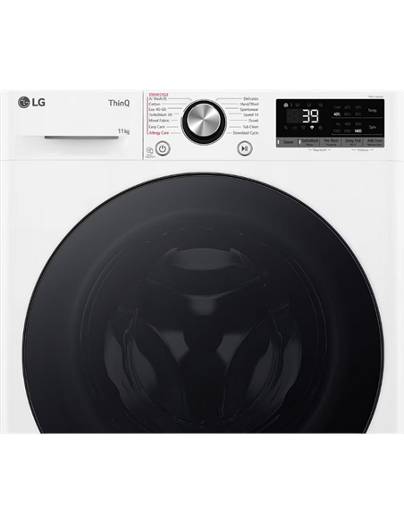 Mașină de spălat LG F4WR711S2W, 11kg, Alb