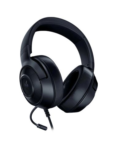 Игровая Гарнитура Razer Kraken X Lite, Проводной аналоговый, Чёрный