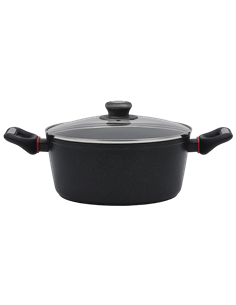 Кастрюля Polaris PRO collection-20C, 2,4л, 20см, Чёрный