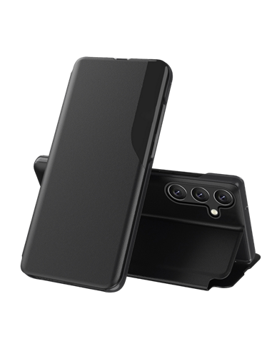 Чехол книжка Xcover Soft Book View Series для Samsung Galaxy A55, Чёрный