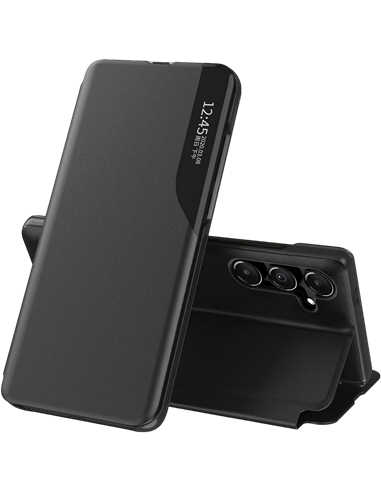Чехол книжка Xcover Soft Book View Series для Samsung Galaxy A55, Чёрный