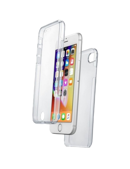 Husă Cellularline Clear Touch - iPhone SE (2020)/8/7, Transparent