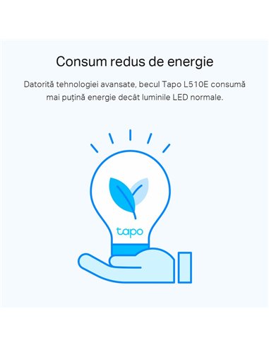 Bec inteligent TP-LINK Tapo L510E, A27, Alb Cald