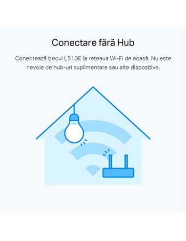 Умная лампочка TP-LINK Tapo L510E, A27, Теплый Белый