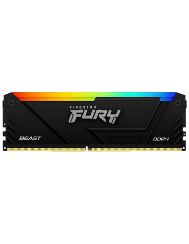 Оперативная память Kingston FURY Beast RGB, DDR4 SDRAM, 3600 МГц, 8Гб, KF436C17BB2A/8