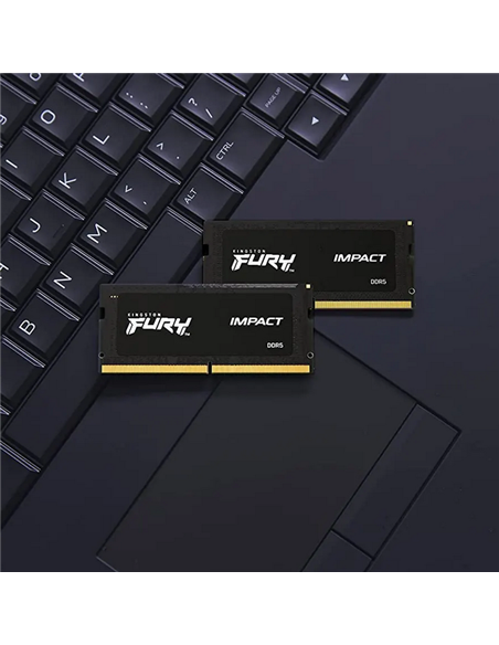 Оперативная память Kingston FURY Impact, DDR5 SDRAM, 6000 МГц, 32 Гб, KF560S38IBK2-32