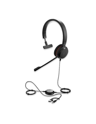 Наушники Jabra Evolve 20 UC Mono, Чёрный