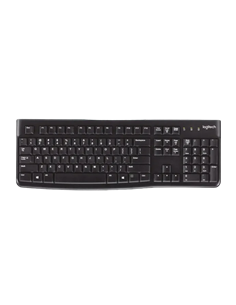 Клавиатура Logitech K120, Проводное, Чёрный