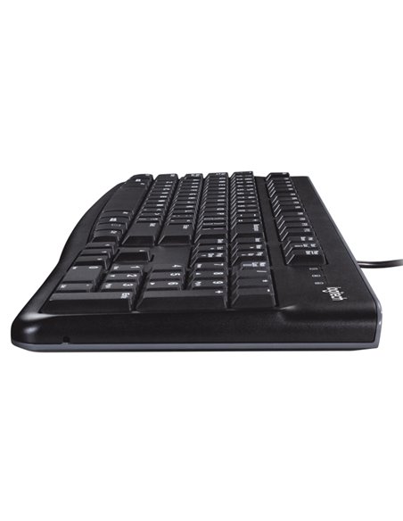 Клавиатура Logitech K120, Проводное, Чёрный