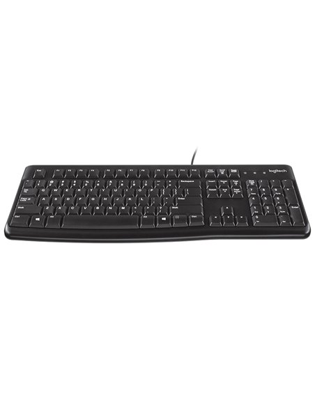 Tastatură Logitech K120, Cu fir, Negru
